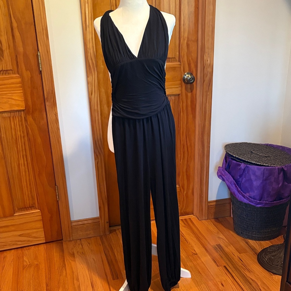 Black Halter Jumpsuit
